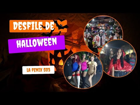 Desfile de Halloween en Chalatenango Sur