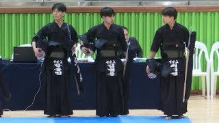 2019 추계 전국중고등학교 검도대회 고등부 성남고 VS 김해영운고