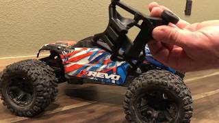Traxxas sada wheelie sestavená: Revo