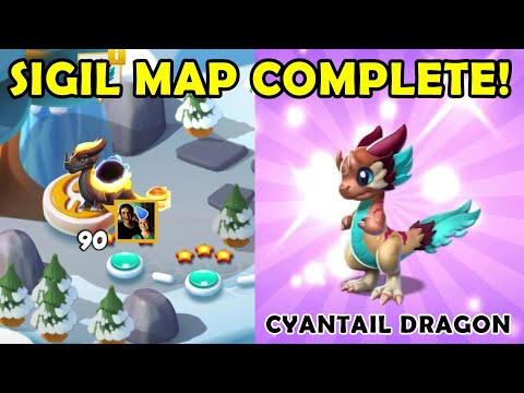 2nd SIGIL MAP COMPLETE! CYANTAIL DRAGON Unlocking! - DML #1391