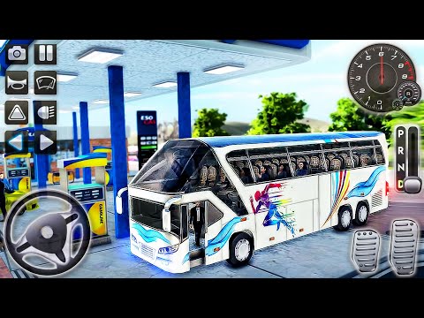 Coach Bus Driving Simulator - City Mobile Bus Transporter Driver - Android GamePlay