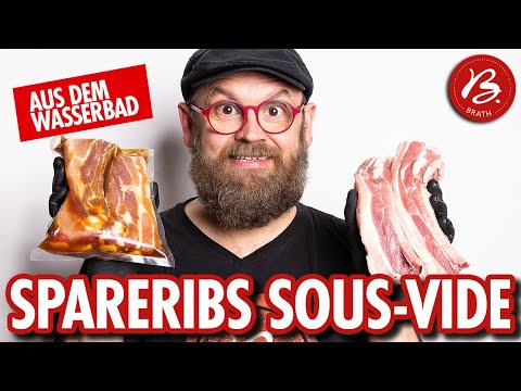 Sous-Vide Spareribs 🔥🐖🌊 24 Stunden im Wasserbad gegart 😲🔴