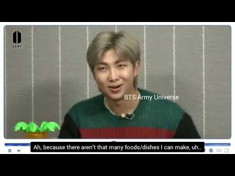(Eng Sub) 220222 BTS RM Snack time #2
