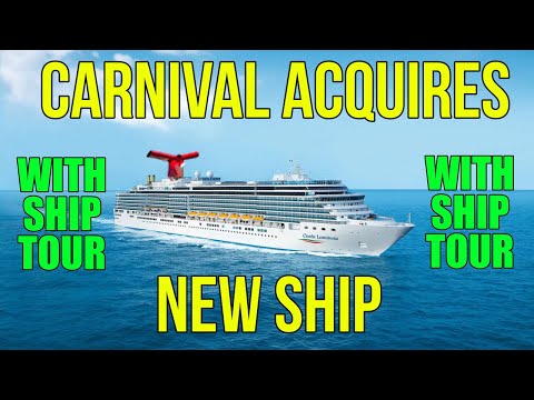 Carnival Acquires New Ship - Carnival Luminosa - With Full Ship Tour!