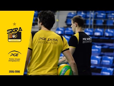 Trening PGE Skry i Dukli przed meczem 6. kolejki Ligi Mistrzów (25.01.2016)