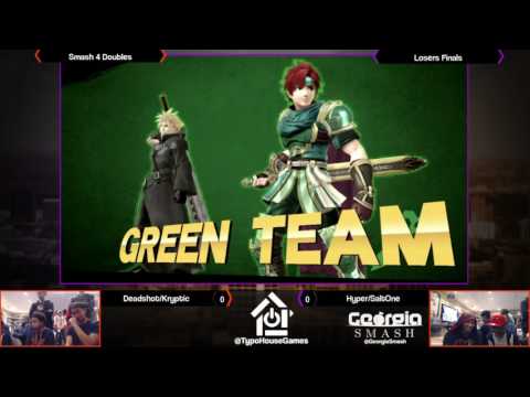 Smash Legends 2/17/17 - Deadshot/Kryptic vs Hyper/SaltOne - Smash 4 Doubles Losers Finals