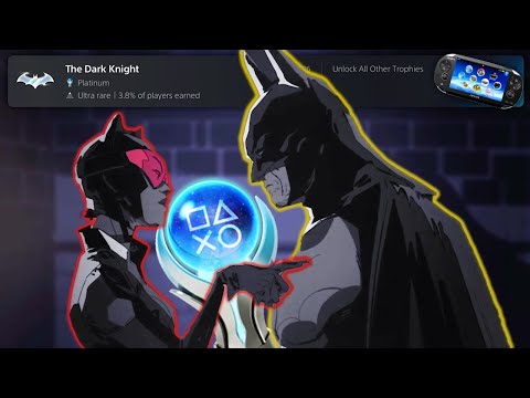 The BATMAN Arkham Origins BLACKGATE PLATINUM on the PS VITA is a HIDDEN GEM