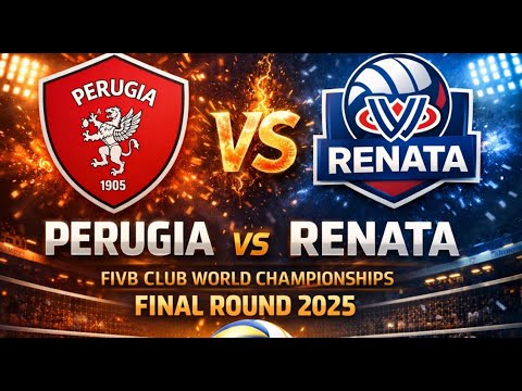 Perugia Vs Renata 🏐 FIVB Club World Championships Final Round 2025 🏐Live Score