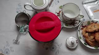 다즐링 홍차 마시기