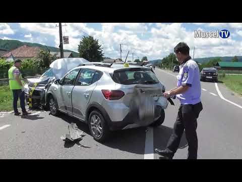 Jurnal MUSCEL TV 11.07.2022 Trei mașini s-au lovit la Schitu Golești