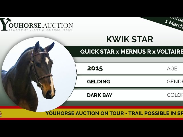 Kwik Star showing 6 years old class