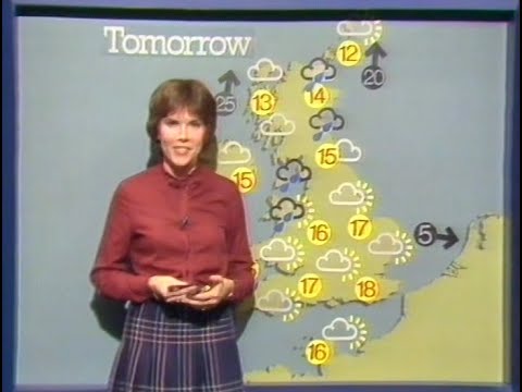 Weather Forecast with Anne Purvis 2nd October 1982 BBC1