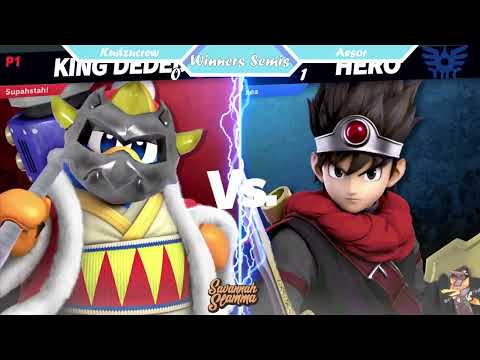 Savannah Slamma 76 WINNERS SEMIS - Kudzucrew (DeDeDe) Vs. Aesor (Hero) SSBU Tournament
