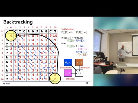 Lecture 11 | Sequence Alignment (Scoring, Backtracking, & CIGAR) | GSU | Prof. Mohammed Alser