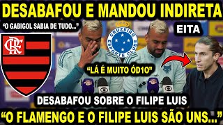 "O FLAMENGO E O FILLIPE LUIS SÃO UNS..." FABRICIO BRUNO DESABOU E MANDOU INDIRETA SOBRE O FLAMENGO!