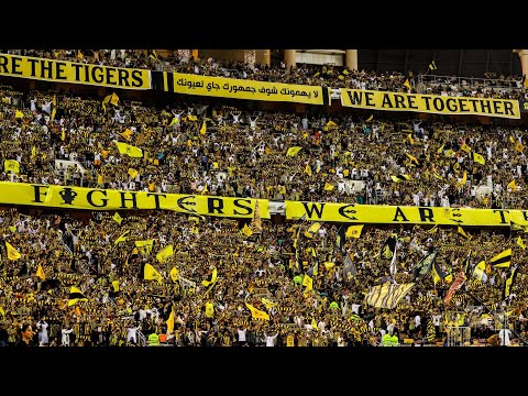 طرب رابطة مشجعين نادي الاتحاد أمام الطائي ليلة تتويج الاتحاد 2023 5 31