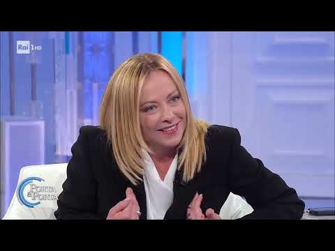 Una Giorgia Meloni senza freni a Porta a Porta intervistata da Bruno Vespa. Da non perdere.