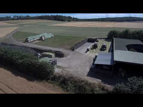 GPS Häckseln 2019 mit Valtra und Krone