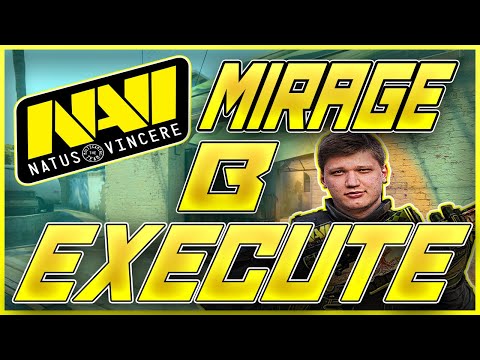 NAVI Mirage B Site Execute vs MIBR (CS:GO Strategy Breakdown)
