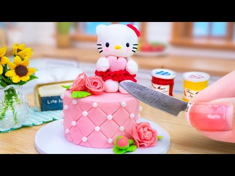 So Tasty Hello Kitty Cake Tutorials 🍰 Fancy Fondant Cake Decorating Ideas 🍰 Mini Yummy Recipes