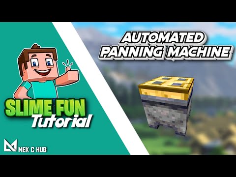 #14 MINECRAFT : Slimefun Tutorial | Basic Machine ➡️ [ Automated Panning Machine ]