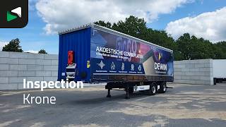 Semi-remorque &agrave; rideaux coulissants Krone SZ Apk 11/2026 Kooiaap Steeringaxle City | Image 4 - Autoline