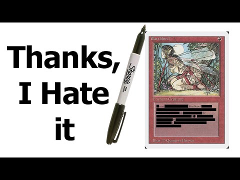 The Most Cursed MTG Sharpie cards Ever