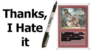 The Most Cursed MTG Sharpie cards Ever