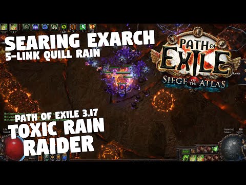 Path of Exile 3.17 - The Searing Exarch - Toxic Rain Raider 5-Link Quill Rain