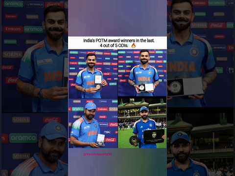 India's POTM award winners in the last 4 out of 5 ODIs. 🫡🔥