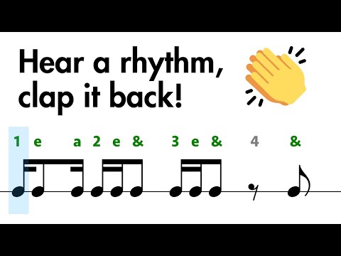 Rhythm Clap Along – Level 6 to 8 (for Beginners/Kids) 👂🎵👏