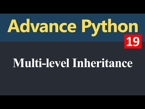Multilevel Inheritance in Python Hindi