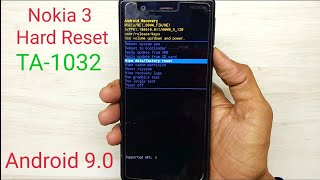 Nokia 3 (TA-1032)Hard Reset || Pattern Unlock
