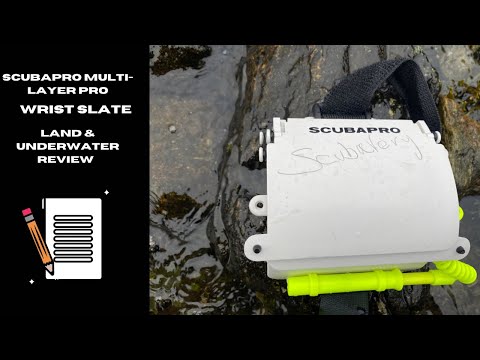 Dive Slate :Check Out my  Review Of Scubapro's Multi Layer Pro Wrist Dive Slate!