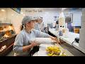 London Fish Chips Shop On A Busy Friday Night Behind The Scenes