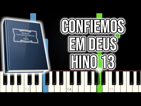 Hino CCB 13 - Confiemos Em Deus | VERSÃO FÁCIL | Piano e Teclado Tutorial