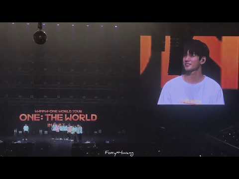 180901 WANNA ONE - Last Ment (With Monitor)