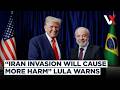 Lula Urges Diplomacy Over Armed Conflict In Iran War After Trump Meeting | VERTEX