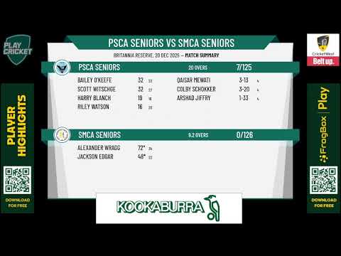 PSCA Seniors v SMCA Seniors