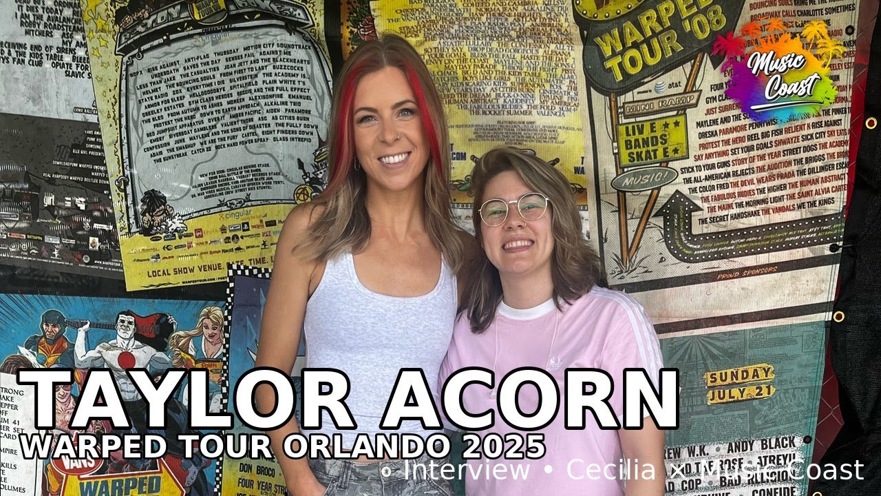Taylor Acorn – Warped Tour Orlando 2025 Interview (Cecilia x Music Coast)