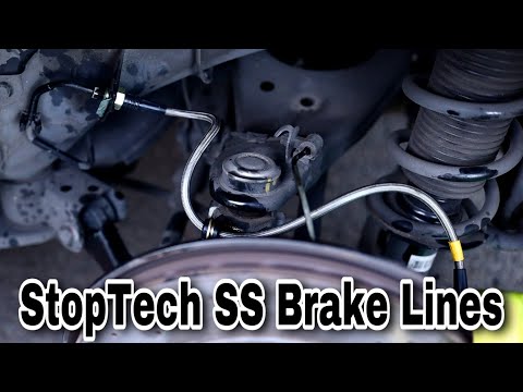 How To Install Stainless Steel Brake Lines + Bleed Brake System | 2018 Subaru STI