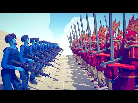 US ARMY SOLDIER vs 100x UNITS | TABS - Totally Accurate Battle Simulator