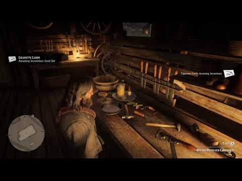 Amazing Inventions Cigarette Card 7 - Manned Glider 1893 Charles Kinnear - Map Location - RDR2