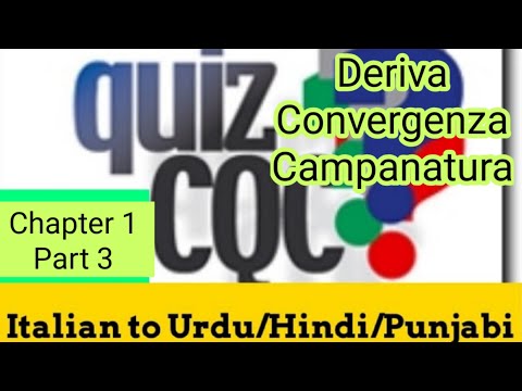 CQC Comune Chapter 1 Part 3 La deriva | Convergenza | Campanatura | Sottosterzo italian to punjabi