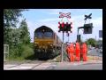 66120 With First Loaded Train Over The New Crossing At GCG 25 06 2009