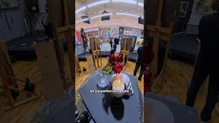 Four Artists Clash While Drawing a Spinning Skull