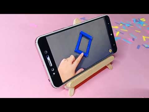 Mobile stand make bye icecream stick // Mobile stand craft crafting
