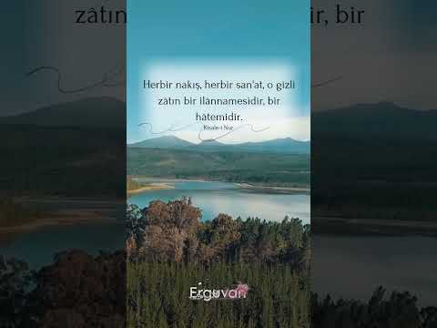 Herbir nakış, herbir san'at.. #bediüzzaman #risaleinur #vecize #erguvan