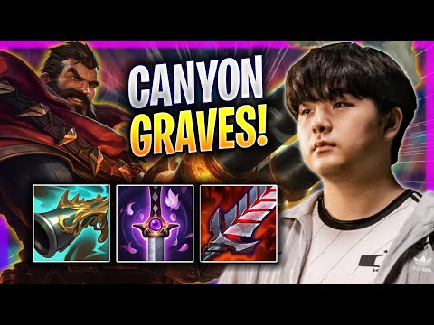 CANYON CRAZY GAME WITH GRAVES! - GEN Canyon Plays Graves JUNGLE vs Diana! | Season 2023