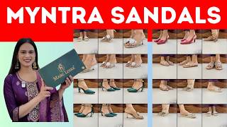 Myntra के ये Marc Loire SANDALS इतने Pretty हैं कि  Ignoreनहीं कर पाओगे 😍🔥 | Under Budget SANDALS